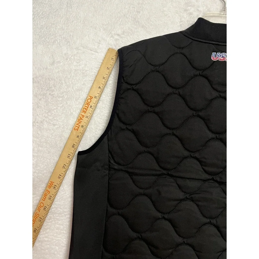 USFL Birmingham Stallions MSX Quilted Full Zip Vest‎ Men's XL NWT